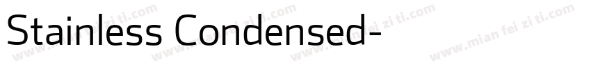 Stainless Condensed字体转换